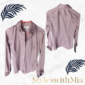 Banana Republic Shinny Lilac Work Top